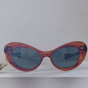 Vintage Cateye Faux Tortoise Polarized  Rayex Sunglasses. NOS